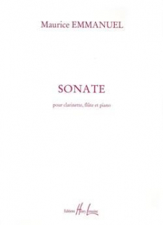 Emmanuel: Sonate (for clarinet, flute and piano) i gruppen Noter & böcker / Flöjt / Övrig kammarmusik med flöjt hos musikskolan.se (LEM22164)