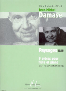 Damase: Paysages Flöjt+piano i gruppen Noter & böcker / Flöjt / Flöjt med pianoackompanjemang hos musikskolan.se (LEM28089)