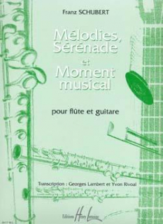 Franz Schubert: Mélodies Sérénade et Moment musical i gruppen Noter & böcker / Flöjt / Flöjt med gitarr eller harpa hos musikskolan.se (LEM28177)