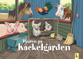 Djuren på Kackelgården i gruppen Noter & böcker / Sång och kör / Sångböcker för barn hos musikskolan.se (LUTF6591)