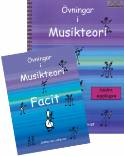 Övningar i musikteori - övningsbok + facit paketpris i gruppen Noter & böcker / Musikteori/Inspiration/Fakta hos musikskolan.se (LofqvTeoripaket)