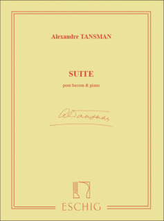 Tansman: Suite Pour Basson Et Piano i gruppen Noter & böcker / Fagott / Klassiska noter hos musikskolan.se (ME7123)
