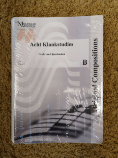 H van Lijnschooten: Acht Klankstudies för concert band i gruppen Noter & böcker / Blåsorkester / Blåsorkester, Concert band etc hos musikskolan.se (ML011207070)