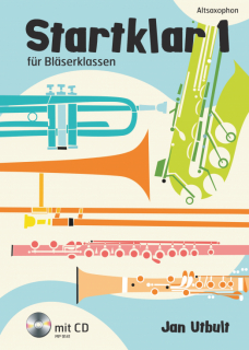 Startklar 1 Altsaxophon (deutsche Ausgabe) i gruppen Noter & böcker / Startklar 1 deutsche Ausgabe hos musikskolan.se (MP9141)