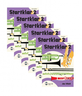 Startklar 2 Komplettes Set (deutsche Ausgabe) i gruppen Noter & böcker / Startklar deutsche Ausgabe  hos musikskolan.se (MP9160)