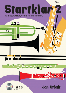 Startklar 2 Flöte (deutsche Ausgabe) i gruppen Noter & böcker / Startklar deutsche Ausgabe  hos musikskolan.se (MP9167)