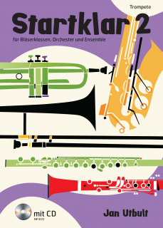 Startklar 2 Trompete (deutsche Ausgabe) i gruppen Noter & böcker / Startklar deutsche Ausgabe  hos musikskolan.se (MP9172)