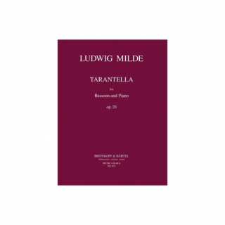 Milde: Tarantella op. 20 för Fagott i gruppen Noter & böcker / Fagott / Klassiska noter hos musikskolan.se (MR1092)