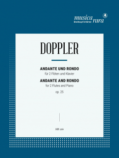 Doppler: Andante & Rondo för två flöjter och piano i gruppen Noter & böcker / Flöjt / Duetter - 2 flöjter / 2 flöjter+piano hos musikskolan.se (MR1261)