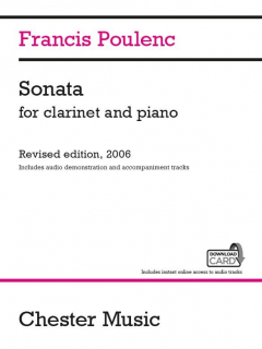 Poulenc: Sonata for Clarinet and Piano i gruppen Noter & böcker / Klarinett / Klassiska noter hos musikskolan.se (MUSCH83556)