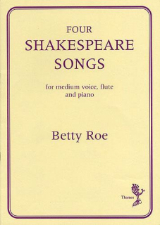 Roe: Four Shakespeare Songs i gruppen Noter & böcker / Flöjt / Flöjt med sång och instrument hos musikskolan.se (MUSTH978232)