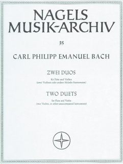Two Duos from Musikalisches Vielerley Wq 140 142 i gruppen Noter & böcker / Flöjt / Flöjt med stråkinstrument hos musikskolan.se (NMA35)