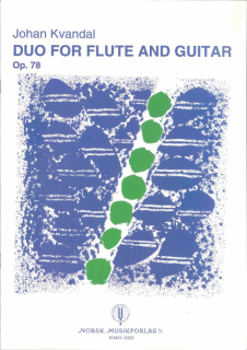 Kvandal: Duo for Flute and Guitar  Op.78 i gruppen Noter & böcker / Flöjt / Flöjt med gitarr eller harpa hos musikskolan.se (NMO11015)