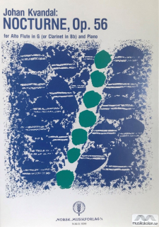 Kvandal: Nocturne Op.56 /Altfl + pi i gruppen Noter & böcker / Flöjt / Altflöjt och basflöjt hos musikskolan.se (NMO9290)