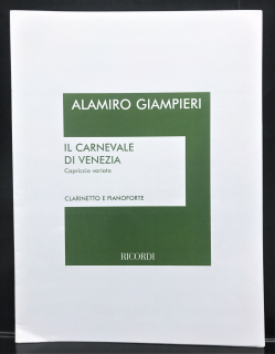 Giampieri: Il Carnevale di Venezia - Kl+Pi i gruppen Noter & böcker / Klarinett / Klassiska noter hos musikskolan.se (NR127547)