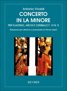 Vivaldi: Concerto in la minore per flautino Rv 445 i gruppen Noter & böcker / Flöjt / Flöjt med pianoackompanjemang hos musikskolan.se (NR131462)