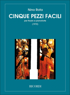 Rota: 5 pezzi facili Flöjt + piano i gruppen Noter & böcker / Flöjt / Flöjt med pianoackompanjemang hos musikskolan.se (NR133175)