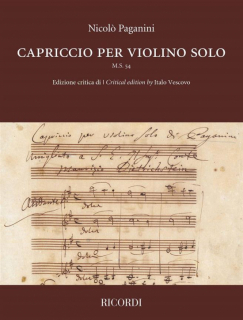 Capriccio per violino solo M.S. 54 i gruppen Noter & böcker / Violin / Klassiska noter hos musikskolan.se (NR14199900)
