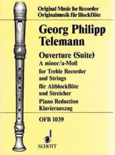 Telemann: Suite a-moll/Bfl i gruppen Noter & böcker / Flöjt / Flöjt med pianoackompanjemang hos musikskolan.se (OFB1039)