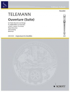 Telemann: Suite a-moll för blockflöjt och piano i gruppen Noter & böcker / Flöjt / Flöjt med pianoackompanjemang hos musikskolan.se (OFB1039)