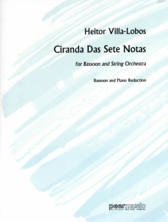 Villa-Lobos: Ciranda das sete notas för fagott och piano i gruppen Noter & böcker / Fagott / Klassiska noter hos musikskolan.se (PEER1411)