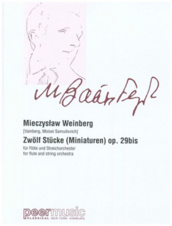 Weinberg Mieczyslaw: 12 Miniatures för flöjt och stråkensemble i gruppen Noter & böcker / Flöjt / Flöjt med stråkinstrument hos musikskolan.se (PEER3742A)