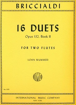Briccialdi: 16 Duets for two flutes opus 132 book 2 i gruppen Noter & böcker / Flöjt / Duetter - 2 flöjter / 2 flöjter+piano hos musikskolan.se (PIMC1595)