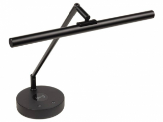 Boston pianolampa i T-form med LED och trådlös laddning i gruppen Instrument & tillbehör / Notställ & belysning hos musikskolan.se (PLM-1000-BK)