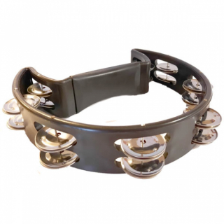 Tamburin halvmåneformad svart i gruppen Inspiration & undervisning / Instrument för undervisning hos musikskolan.se (PP4011)