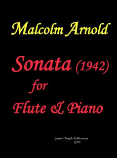 Arnold: Sonata (1942) /Fl+pi i gruppen Noter & böcker / Flöjt / Flöjt med pianoackompanjemang hos musikskolan.se (QT66)