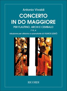 Vivaldi: Konsert C-dur Piccolo i gruppen Noter & böcker / Flöjt / Flöjt med pianoackompanjemang hos musikskolan.se (RIC131739)