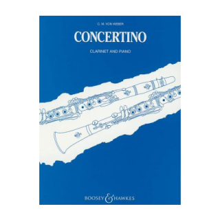 Weber: Concertino Op 26 - Kl+Pi i gruppen Noter & böcker / Klarinett / Klassiska noter hos musikskolan.se (RL35870)