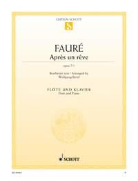 Fauré: Après un rêve op. 7/1 - Fl+Pi i gruppen Noter & böcker / Flöjt / Flöjt med pianoackompanjemang hos musikskolan.se (SCHED09964)