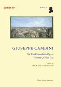 Cambini: Six Trio Concertans (1-3) i gruppen Noter & böcker / Oboe / Kammarmusik med oboe hos musikskolan.se (SCHHH261)