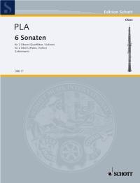 Pla: 6 sonaten i gruppen Noter & böcker / Flöjt / Duetter - 2 flöjter / 2 flöjter+piano hos musikskolan.se (SCHOBB17)