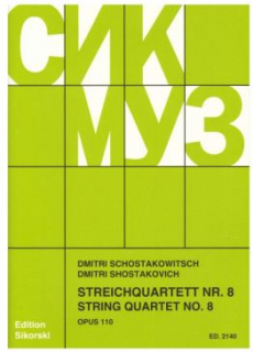 Sjostakovitj: Stråkkvartett nr 8  i gruppen Noter & böcker / Viola / Flerstämmigt/ensemble hos musikskolan.se (SIK2140)