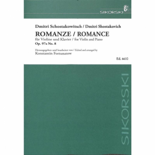 Sjostakovitj: Romanze op 97a/8 /Vl+pi i gruppen Noter & böcker / Flöjt / Duetter - 2 flöjter / 2 flöjter+piano hos musikskolan.se (SIK6610)