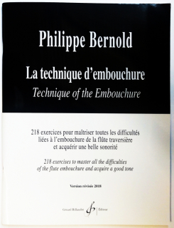 Bernold: La Technique d'Embouchure i gruppen Noter & böcker / Flöjt / Spelskolor, etyder och övningar hos musikskolan.se (ST8803)