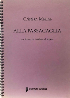 Marina: Alla Passacaglia for flute percussion and organ i gruppen Noter & böcker / Fyndnoter hos musikskolan.se (SUE541)