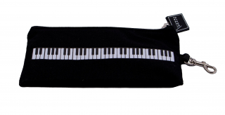 Pennfodral svart med klaviatur och karbinhake i gruppen Instrument & tillbehör / Smått & gott hos musikskolan.se (T1204)