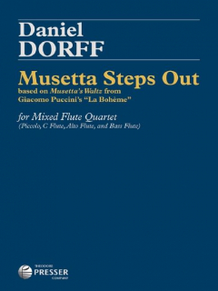 Dorff: Musetta steps out /4fl i gruppen Noter & böcker / Flöjt / Kvartetter: 4 flöjter hos musikskolan.se (THE11441889)