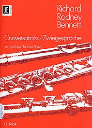 Bennett: Conversations for two flutes i gruppen Noter & böcker / Flöjt / Duetter - 2 flöjter / 2 flöjter+piano hos musikskolan.se (UE14154)