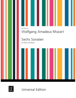 Mozart: Six Sonatas volume 2 för flöjt och piano i gruppen Noter & böcker / Flöjt / Flöjt med pianoackompanjemang hos musikskolan.se (UE16175)