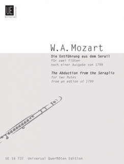 Mozart: Enleveringen ur Seraillen för två flöjter i gruppen Noter & böcker / Flöjt / Duetter - 2 flöjter / 2 flöjter+piano hos musikskolan.se (UE16737)
