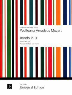 Mozart: Rondo D-dur KV 184 flöjt och piano i gruppen Noter & böcker / Flöjt / Flöjt med pianoackompanjemang hos musikskolan.se (UE17296)