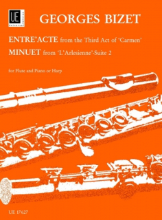 Bizet: Entracte ur Carmen - Fl + Pi i gruppen Noter & böcker / Flöjt / Flöjt med pianoackompanjemang hos musikskolan.se (UE17627)