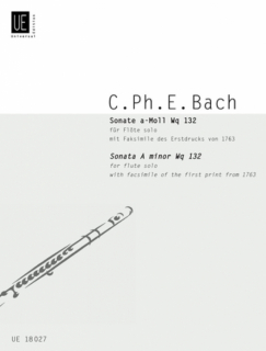 Bach CPE: Sonata a/faximil i gruppen Noter & böcker / Flöjt / Soloflöjt hos musikskolan.se (UE18027)