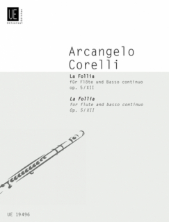 Corelli: La Follia op 5 nr 12 /Fl+Bc i gruppen Noter & böcker / Flöjt / Flöjt med pianoackompanjemang hos musikskolan.se (UE19496)
