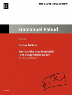Mahler: 5 utvalda Lieder Fl+pi i gruppen Noter & böcker / Flöjt / Flöjt med pianoackompanjemang hos musikskolan.se (UE36430)