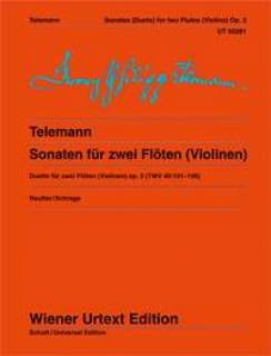 Telemann: 6 Sonaten op 2 /2 Fl i gruppen Noter & böcker / Flöjt / Duetter - 2 flöjter / 2 flöjter+piano hos musikskolan.se (UT50281)